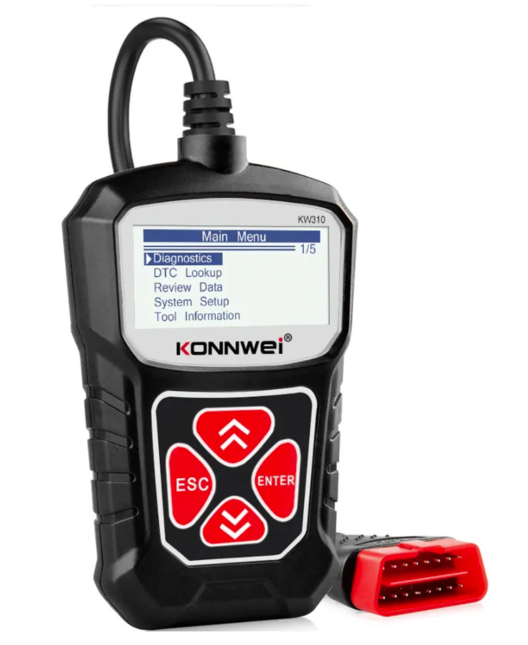 Автомобильный сканер диагностический инструмент KONNWEI KW310 OBD2 сканер для Авто OBD 2