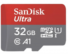 Карта памяти MicroSD 32GB SanDisk Class 10 Ultra Light UHS-I (100 Mb/s) без адаптера