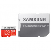 128GB Samsung EVO PLUS V2 CLASS 10 UHS-I U3 (MB-MC128GA/RU) - карта памяти micro SDXC с адаптером